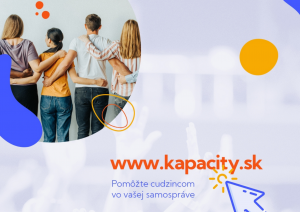Vzdelávací web www.kapacity.sk o cudzincoch pre samosprávy